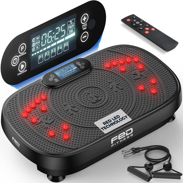 Vibration Plate Exercise Machine with Red Light