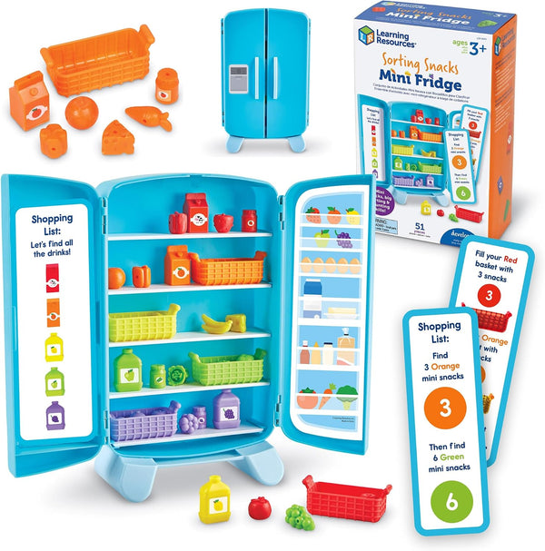 Learning Resources Sorting Snacks Mini Fridge