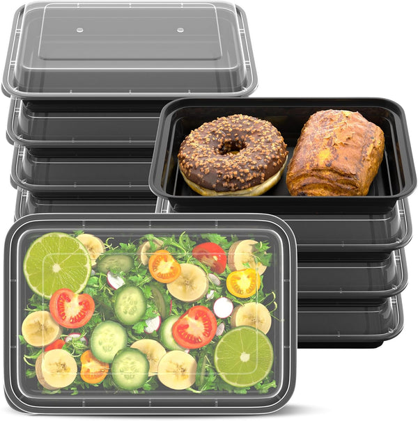 50-Pack Meal Prep Containers 28oz