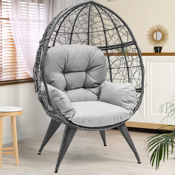Oversized Egg Wicker Chair