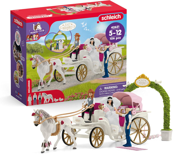 109-Piece Schleich Horse Club Wedding Carriage Playset