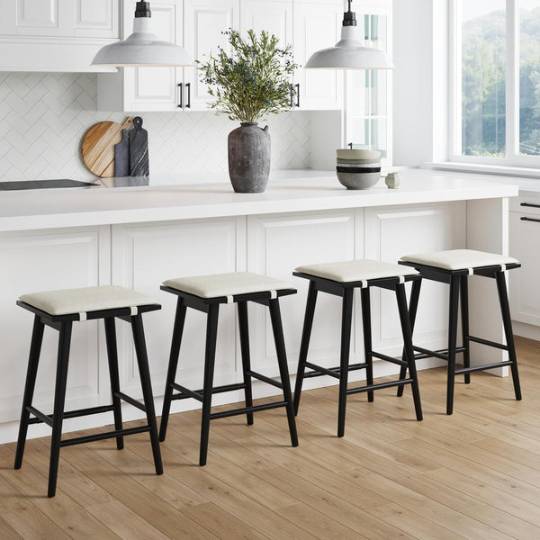4 Pack Nathan James Barker Barstools