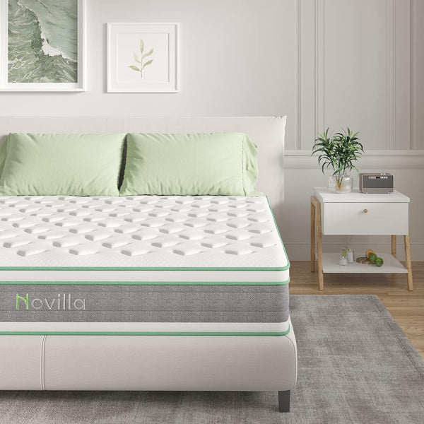 12 Inch Twin Hybrid Mattress with Gel Memory Foam