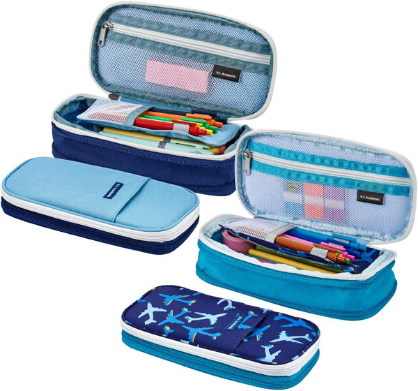2-Pack It's Academic Expanding Pencil Case