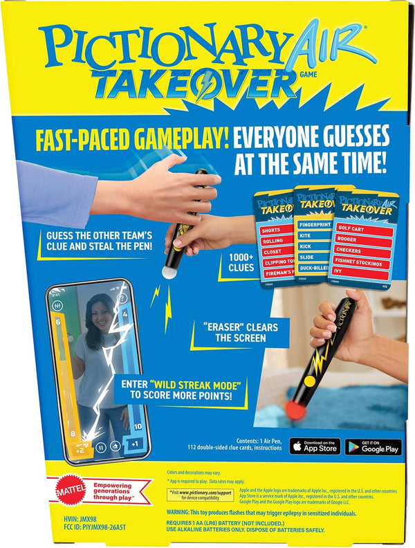 Mattel Games Pictionary Air Takeover Game