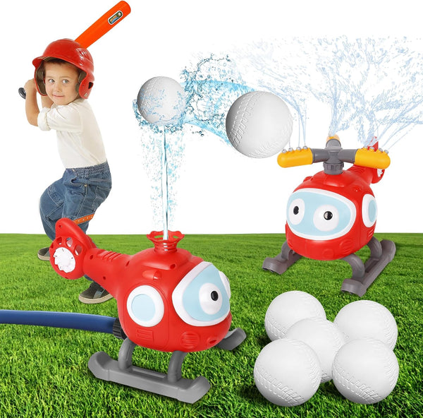 2 in 1 Water Sprinkler Baseball Toy