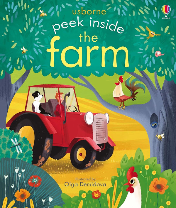 Peek Inside the Farm Lift-the-Flap Children's Book