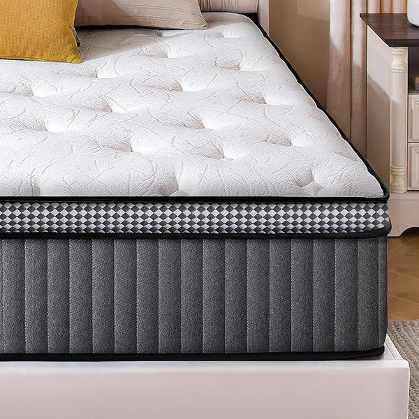 Twin Hybrid Mattress with Gel Memory Foam