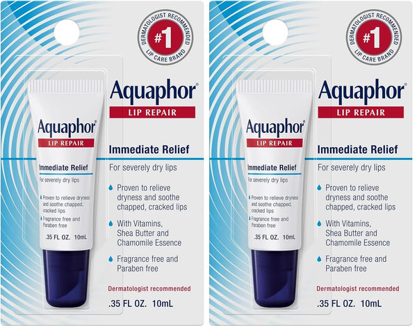 2-Pack Aquaphor Lip Repair Ointment