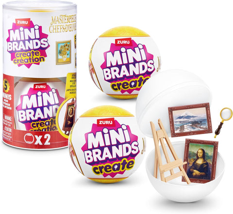 ZURU Mini Brands Create Mini Masterpieces 2-Pack