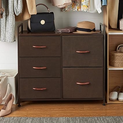 32.6-Inch Wide Tower 5-Drawer Storage Dresser