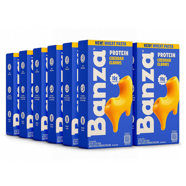12 Boxes Banza Wheat Protein Mac & Cheese