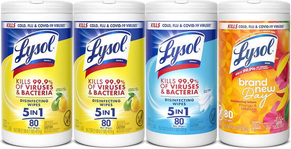 320 Lysol Disinfecting Wipes