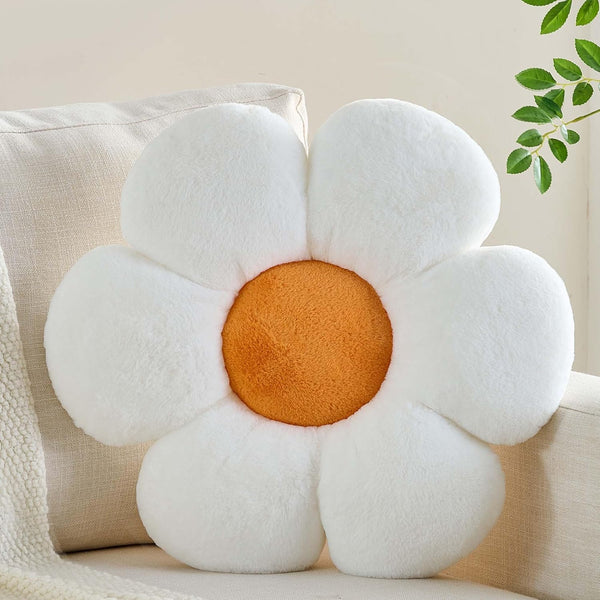 Flower Shaped Throw Pillow