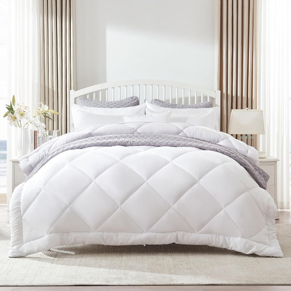 Queen Duvet Insert Reversible Comforter, Lightweight