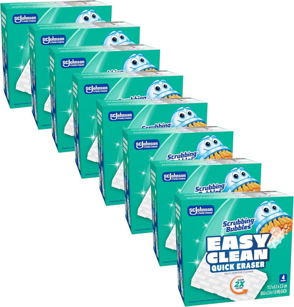 32-Count Scrubbing Bubbles Easy Clean Quick Eraser