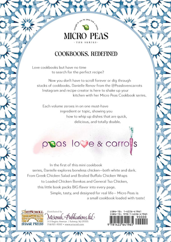 Peas Love and Carrots Micro Kosher Boneless Chicken Mini Cookbook