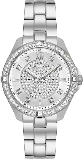 Bulova Classic Ladies Crystal Watch