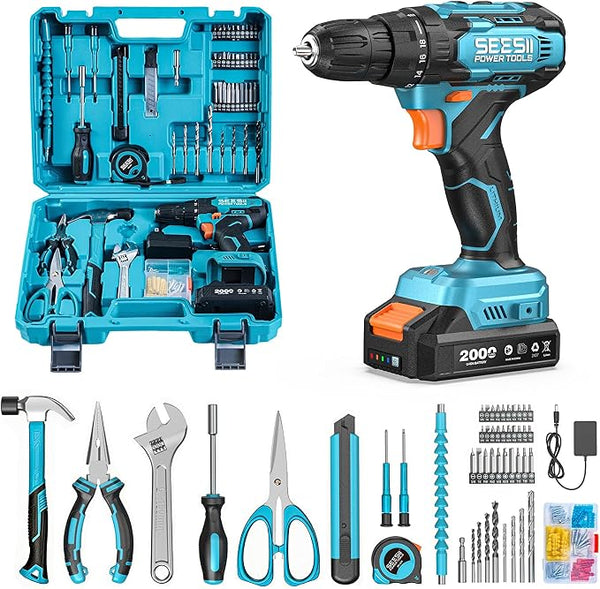 183-Piece Power Drill Tool Kit