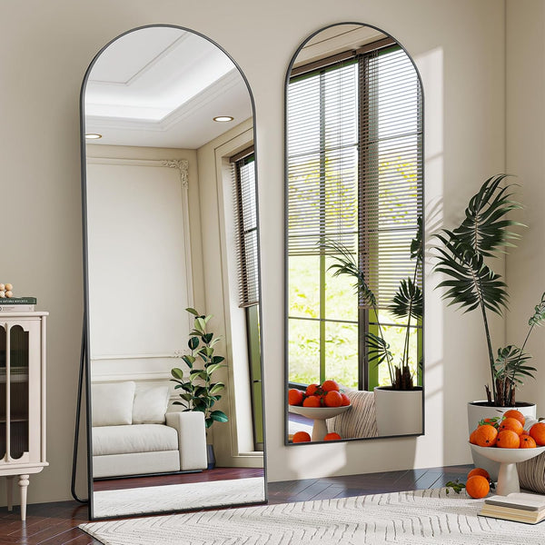 56-In x 21-In Full Length Arched Mirror