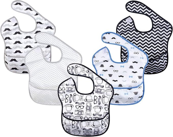 5 Hudson Baby Bibs