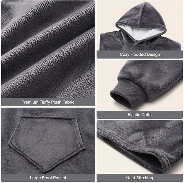 Women's Oversized Wearable Blanket Sweatshirt