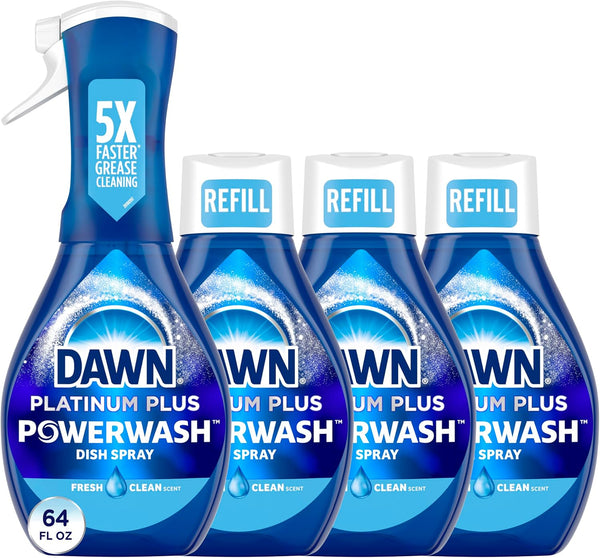 4-Pack Dawn Powerwash Spray