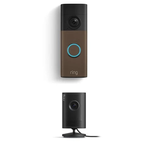 Ring Battery Doorbell & Indoor Cam Plus Bundle (4 Colors)