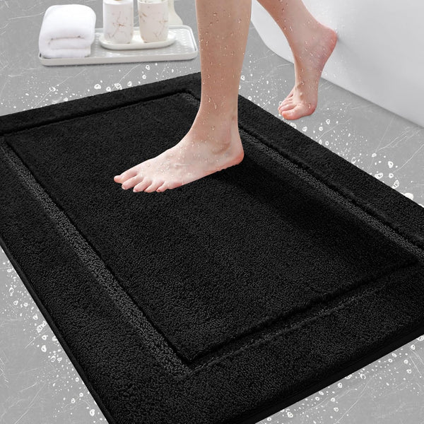 Plush Non-Slip Microfiber Bathroom Bath Mat