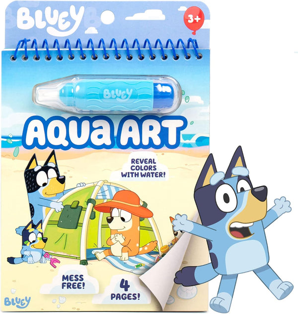 Bluey Reusable Water Reveal Activity Pad With Water Pen