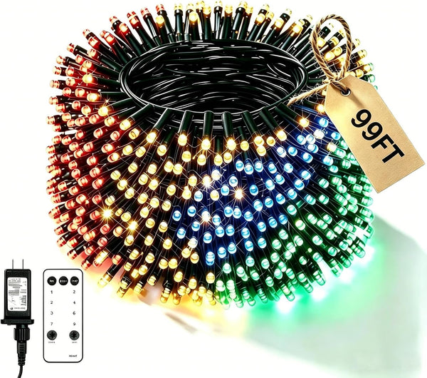 300 LED 99ft Multicolor String Lights