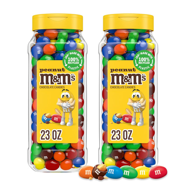 M&M's Peanut Chocolate Candy Jar
