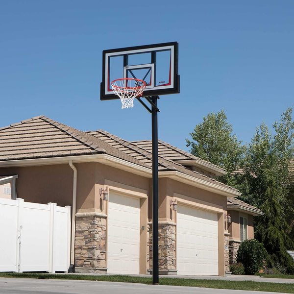 Adjustable In-Ground Basketball Hoop