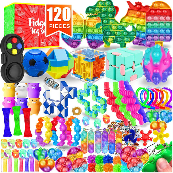 120-Piece Kids Fidget Toy Set