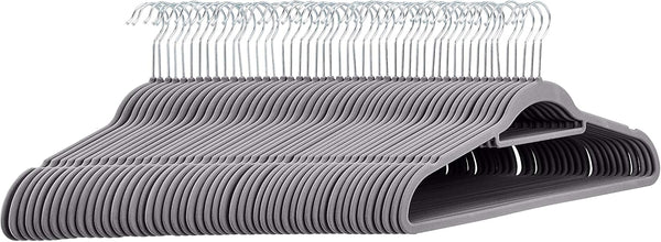 50-Pack Amazon Basics Velvet Hangers