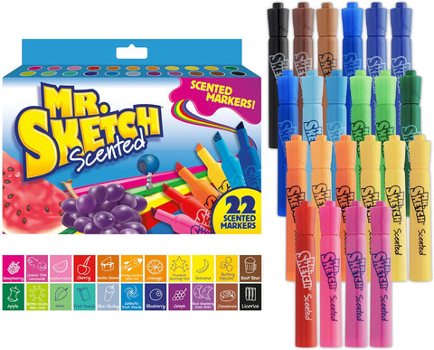 Mr. Sketch 22-Count Scented Chisel-Tip Markers