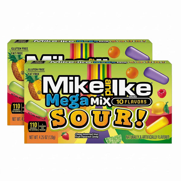 24 Boxes Mike and Ike Mega Mix Sour Candy