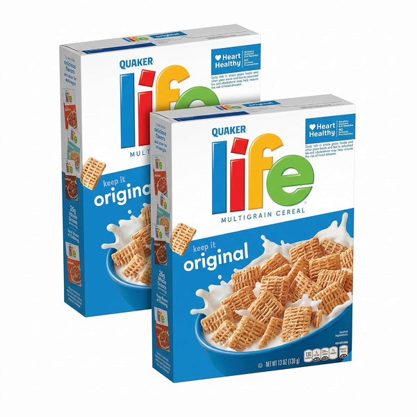 Pack of 6 Quaker Life Breakfast Cereal