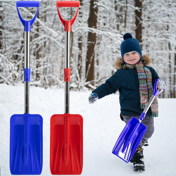 2 Adjustable Kids Snow Shovels
