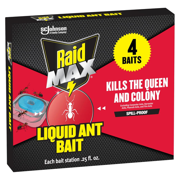4-Count Raid MAX Liquid Ant Bait Stations