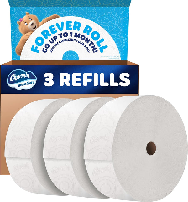 6 Charmin Toilet Paper Ultra Soft Forever Refill Rolls