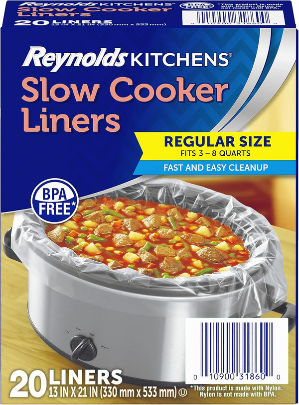 20 Reynolds Kitchens Slow Cooker Liners