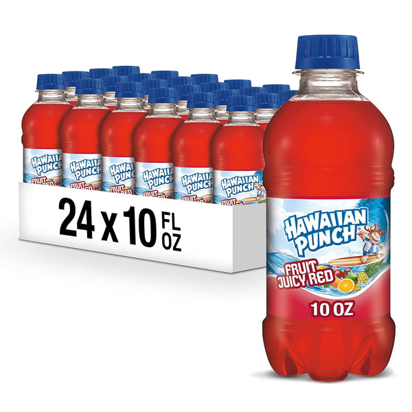 24 Count Hawaiian Punch Fruit Juicy Red Juice Drink