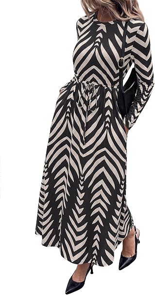 Long Sleeve Maxi Dresses (6 Colors)