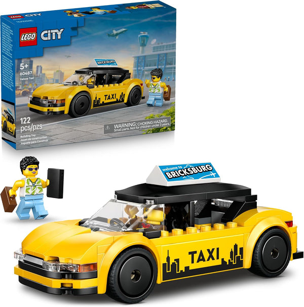 122-Pcs LEGO City Yellow Taxi