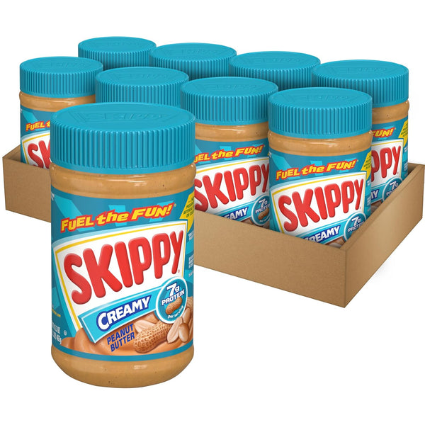 8 Pack SKIPPY Creamy Peanut Butter
