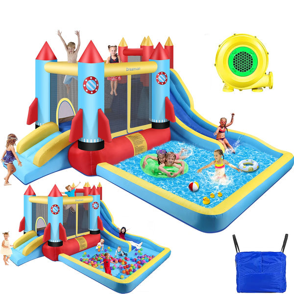 2 Inflatable Bounce Houses