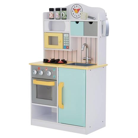 Kids Little Chef Florence Classic Interactive Wooden Play Kitchen