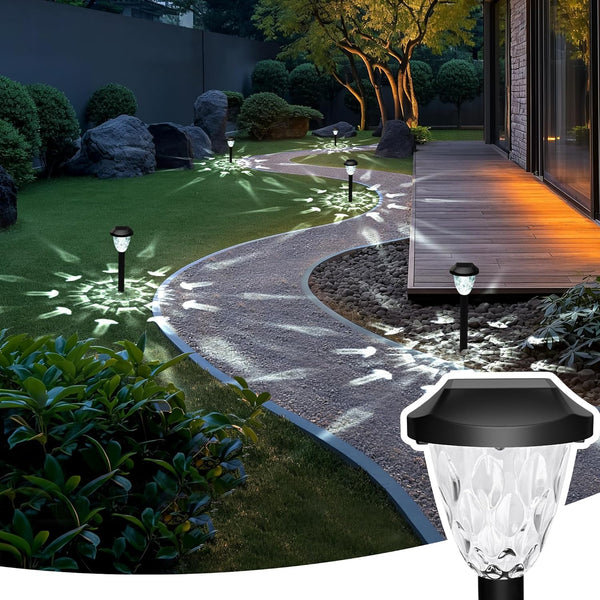 12-Pack Solar Outdoor Lights