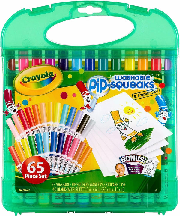 Crayola Pip-Squeaks 65 Piece Washable Marker Set